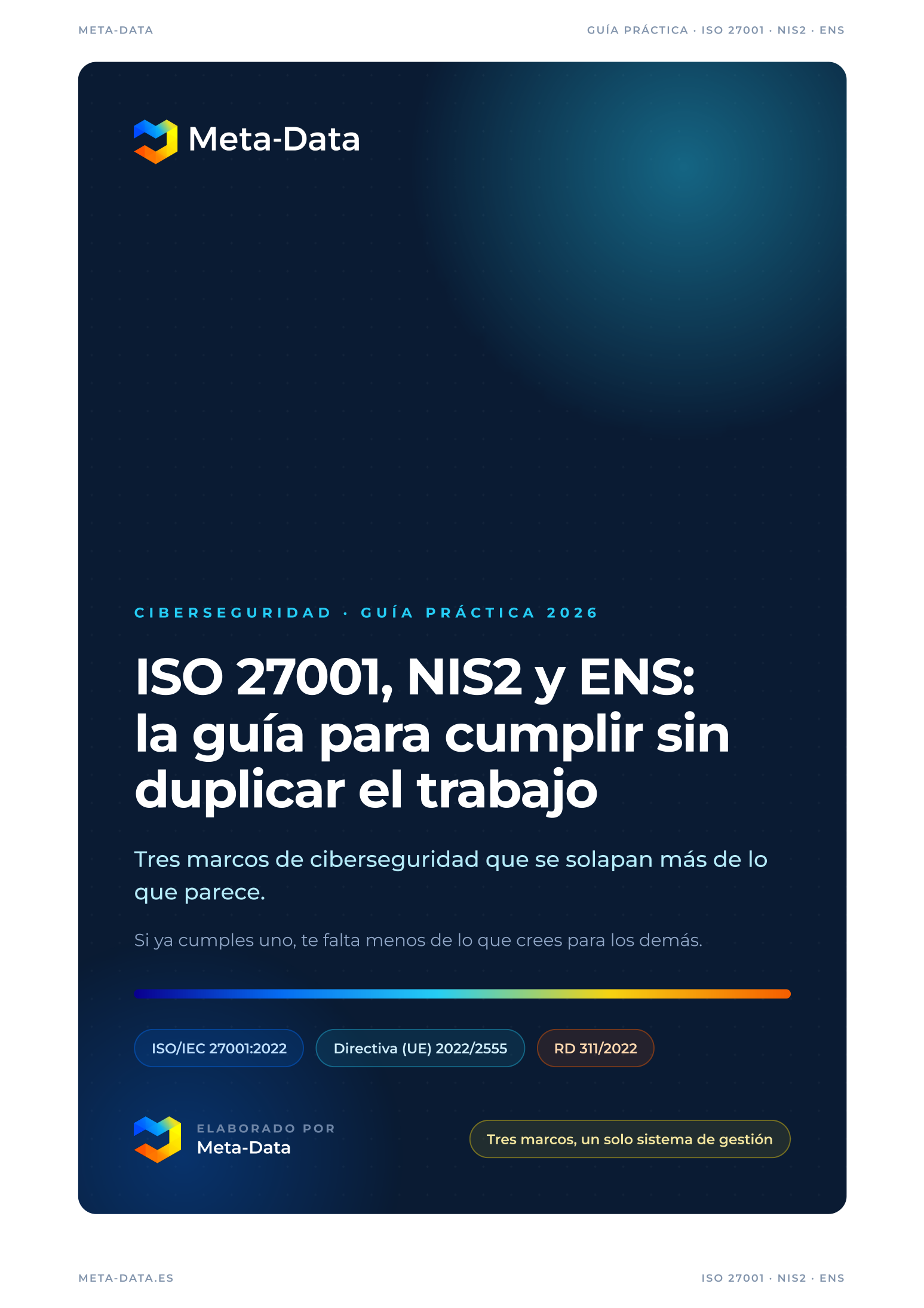 Guía ISO 27001, NIS2 y ENS de Meta-Data