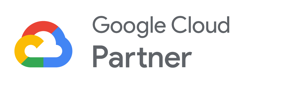 Google Cloud Partner no outline horizontal